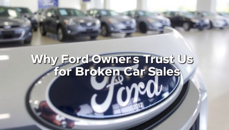 Why Ford Owners Trust Us for Broken Car Sales